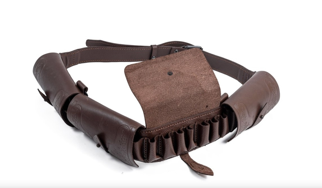 Патронташ Хольстер 12к закрытый кожа коричневый /190040035/