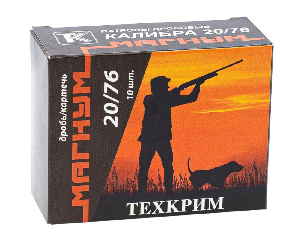 Патрон Техкрим 20/76 №3 Магнум (10)