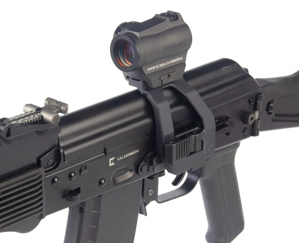 Кронштейн SAG BIT боковой быстросъемный Picatinny/ACOG для АК/Сайга /S20073/