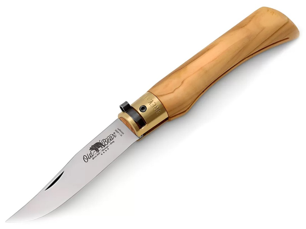 Нож складной Old Bear Classical Olive L, 420, сатин /9307-21LU/