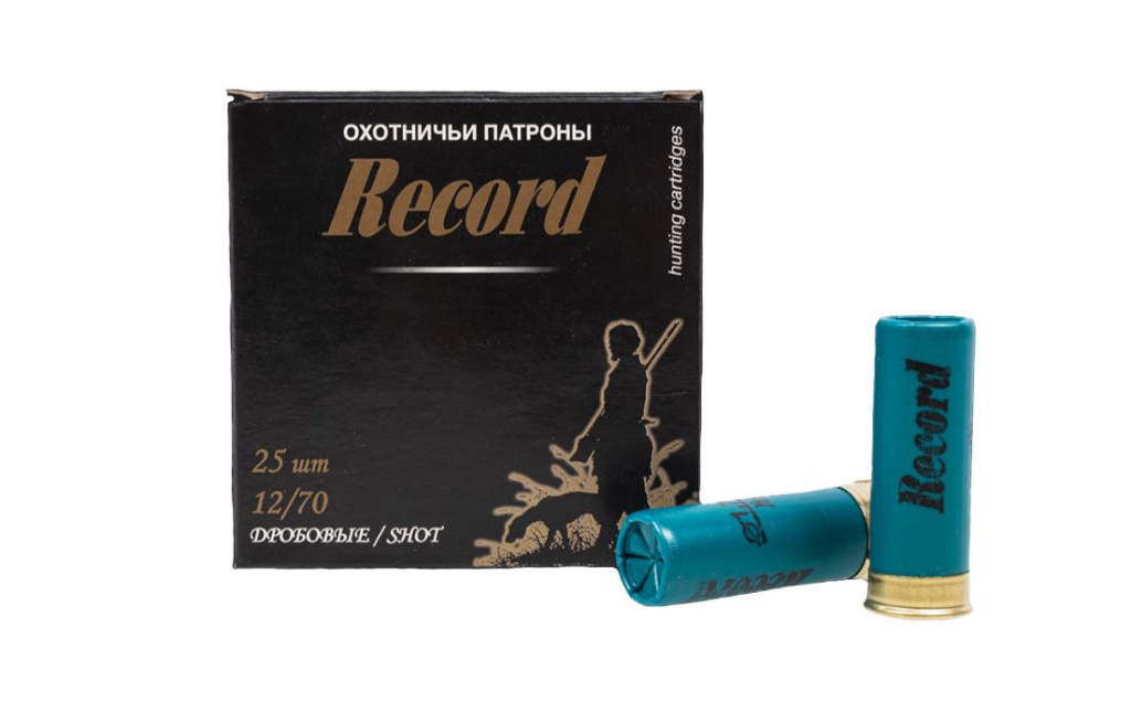 Патрон Record 12/70 №10 ув.осыпь (25)