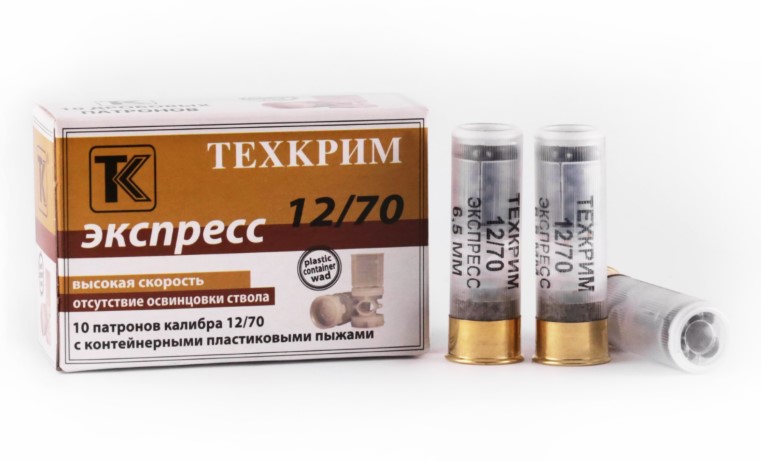 Патрон Техкрим 12/70  картечь 8,38 Экспресс (10)