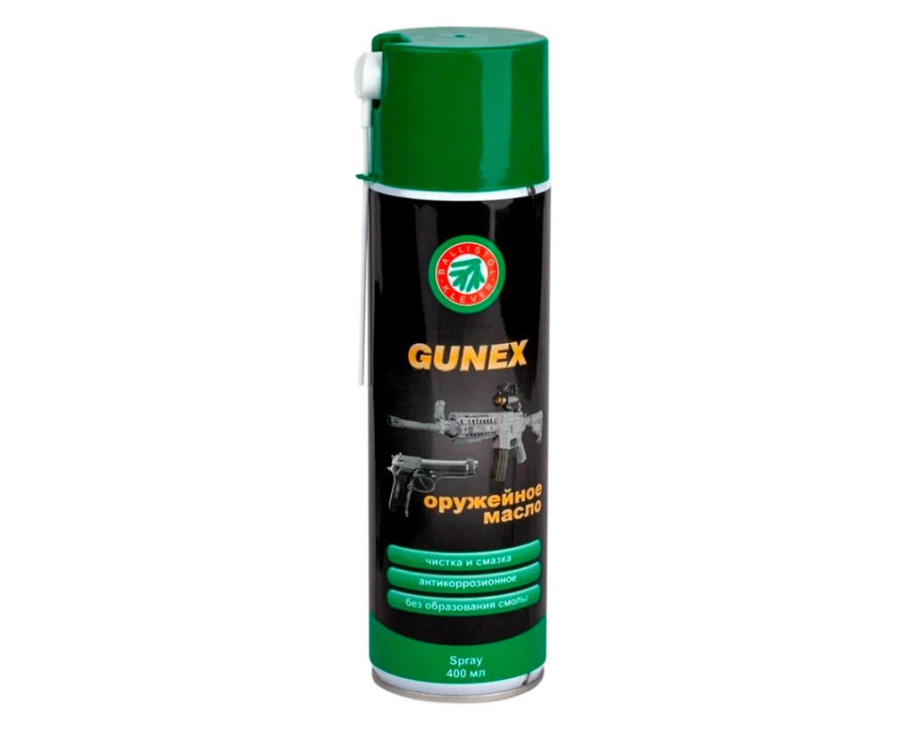 Масло оружейное Ballistol Gunex спрэй 400мл /22250/
