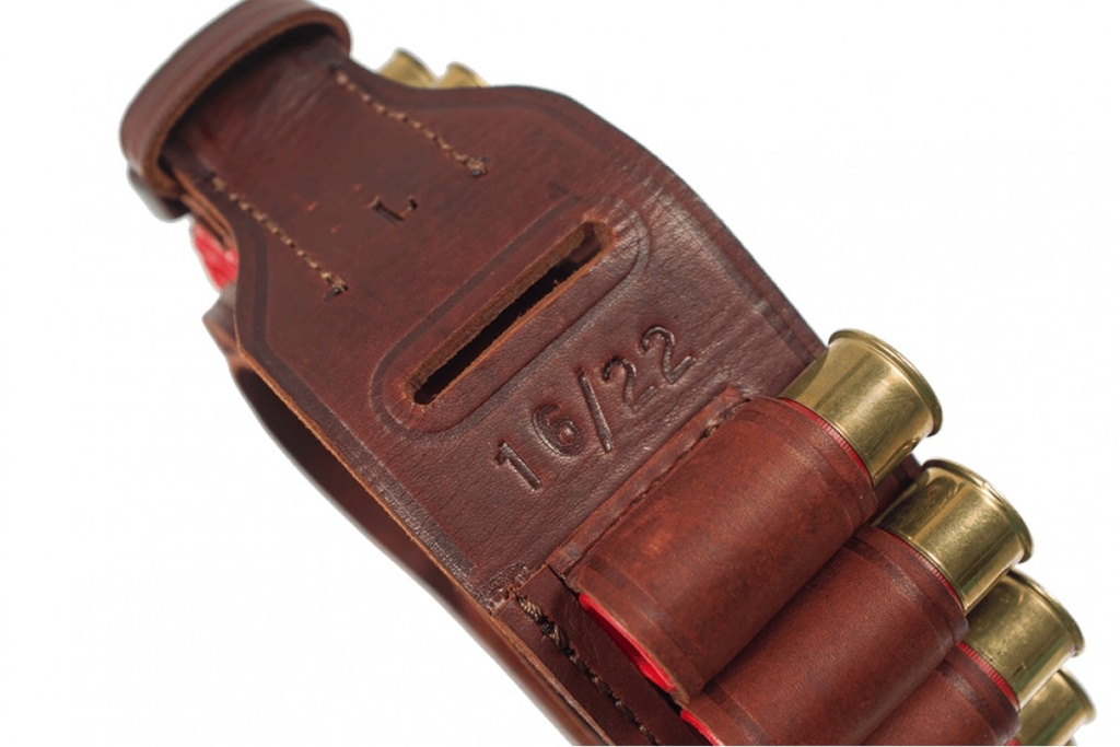 Патронташ Хольстер 25лет 16к открытый L-1150мм 22п кожа /231390000/