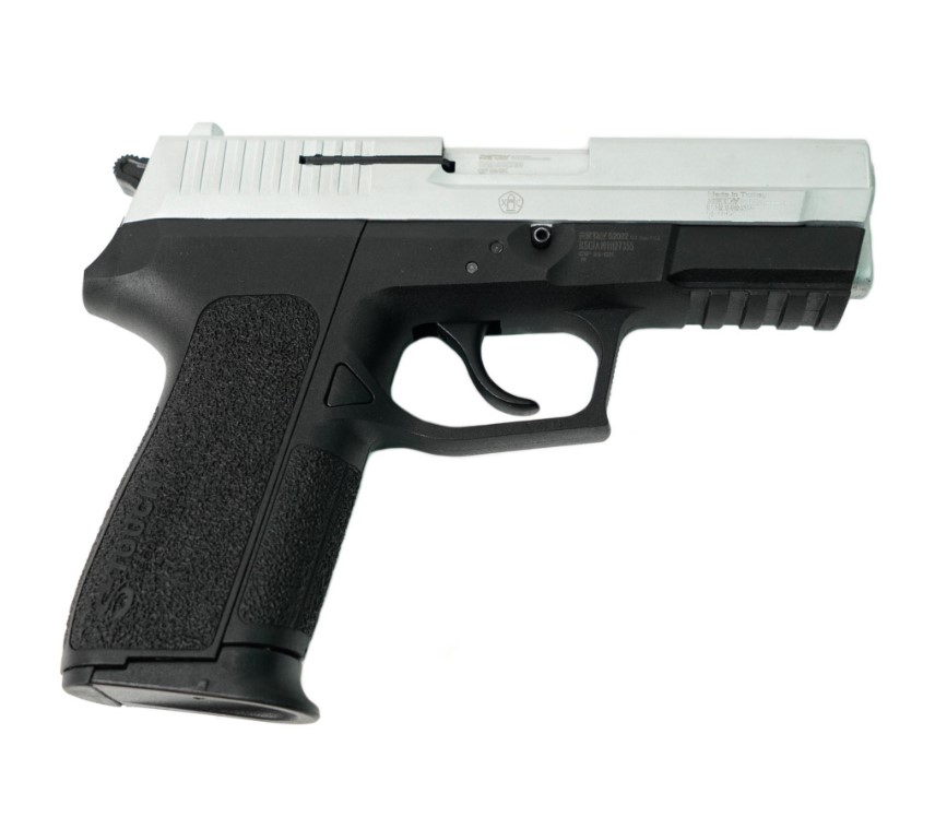 Макет охолощенный пистолета S2022(Sig Sauer) хром к.9мм РАК