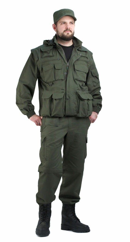 Костюм УРСУС Gerkon Commando Transform олива т.CottonPeach 100% хлопок /КОС402-420/