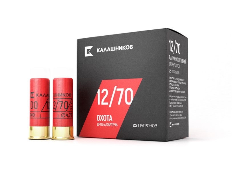Патрон Калашников 12/70 №0 32гр (25)