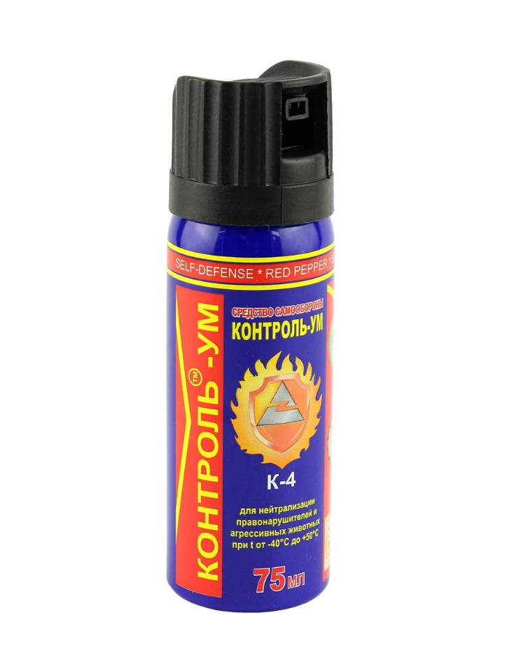 газовый баллончик Контроль-УМ струйный флип-топ /75мл/