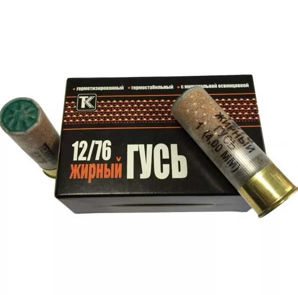 Патрон Техкрим 12/76 Жирный гусь №1 Магнум б/к 1уп/(10)