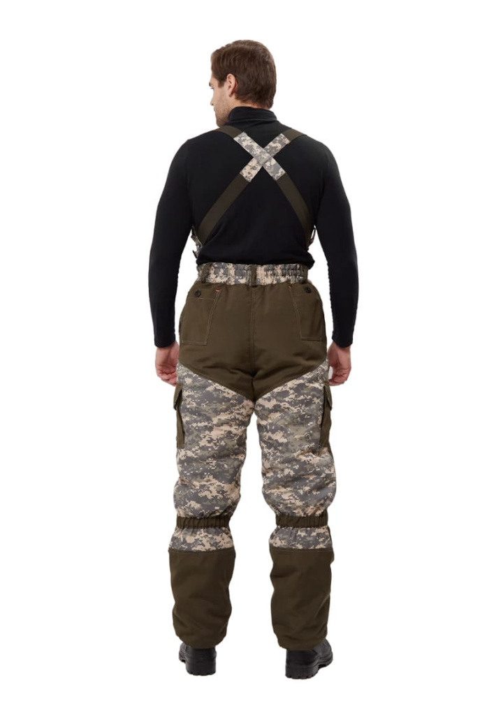 Брюки УРСУС зимние Грета цифра т.сер/хаки  р.44-46, рост 170-176