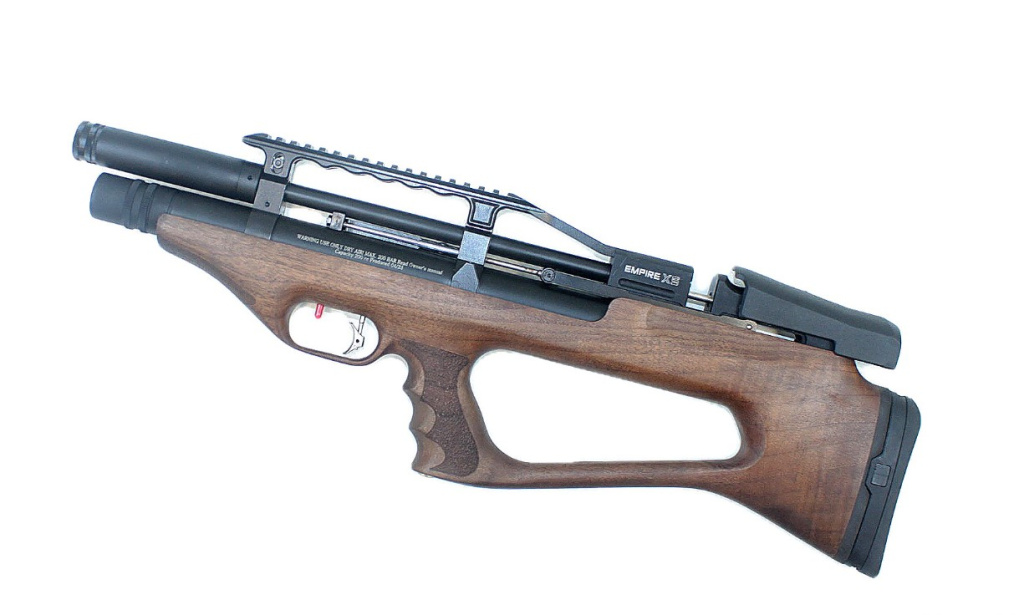 PCP Пневматическая винтовка Puncher breaker 3 k.6,35мм орех Empire XS