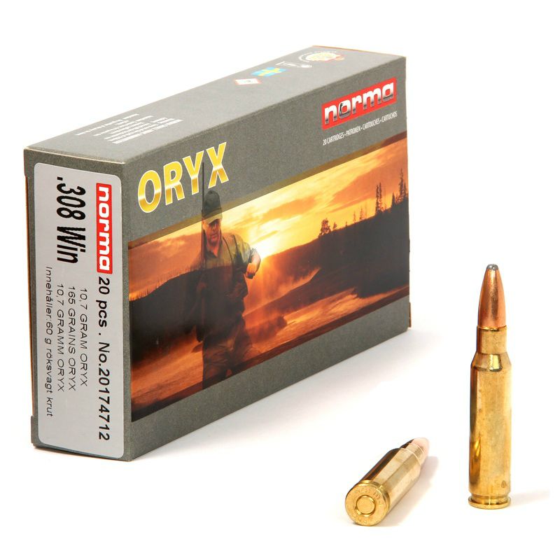 Патрон .308W Norma 10.7 Oryx /1шт.