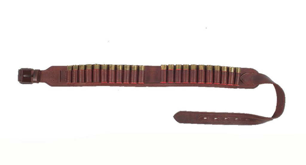 Патронташ Хольстер 25лет 16к открытый L-1150мм 22п кожа /231390000/