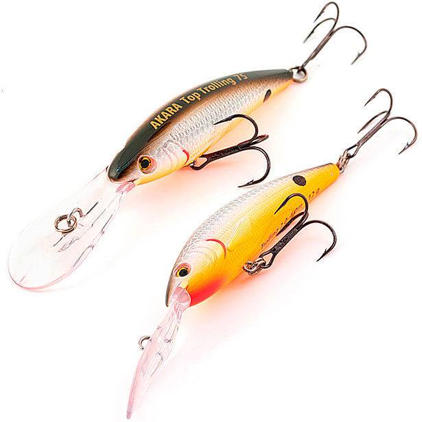 Воблер Akara Top Trolling  75 мм 12 гр.  A 8/18/19