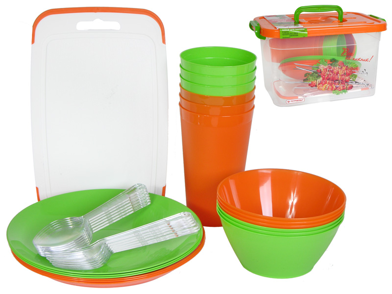 Набор для пикника на 6 персон RONIN 32 предмета /4380960/