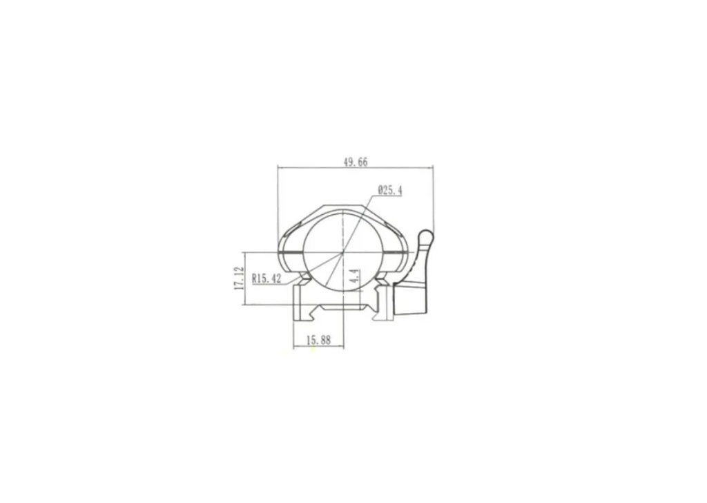 Кольца Nikko Stirling Diamond QR быстросъемные на weaver 30 высокие /NSMQR30WH/ (2)
