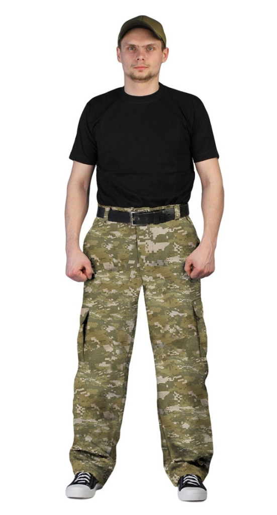 Брюки УРСУС Захват тк.кмф Твилл Рип стоп Карта /БРЮ765-К25/