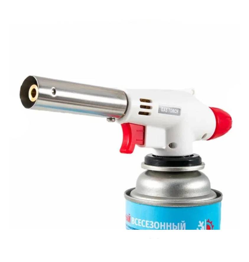 Горелка газовая (белая,пьезо) /4-041/