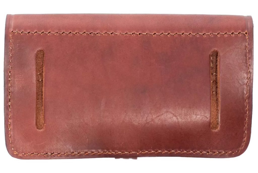 Подсумок Хольстер 25лет поясной для ПУ и патронов кожа коричневый /191360000/