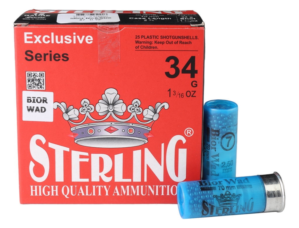 Патрон STERLING 12/70 №7 34гр. BIOR (25)