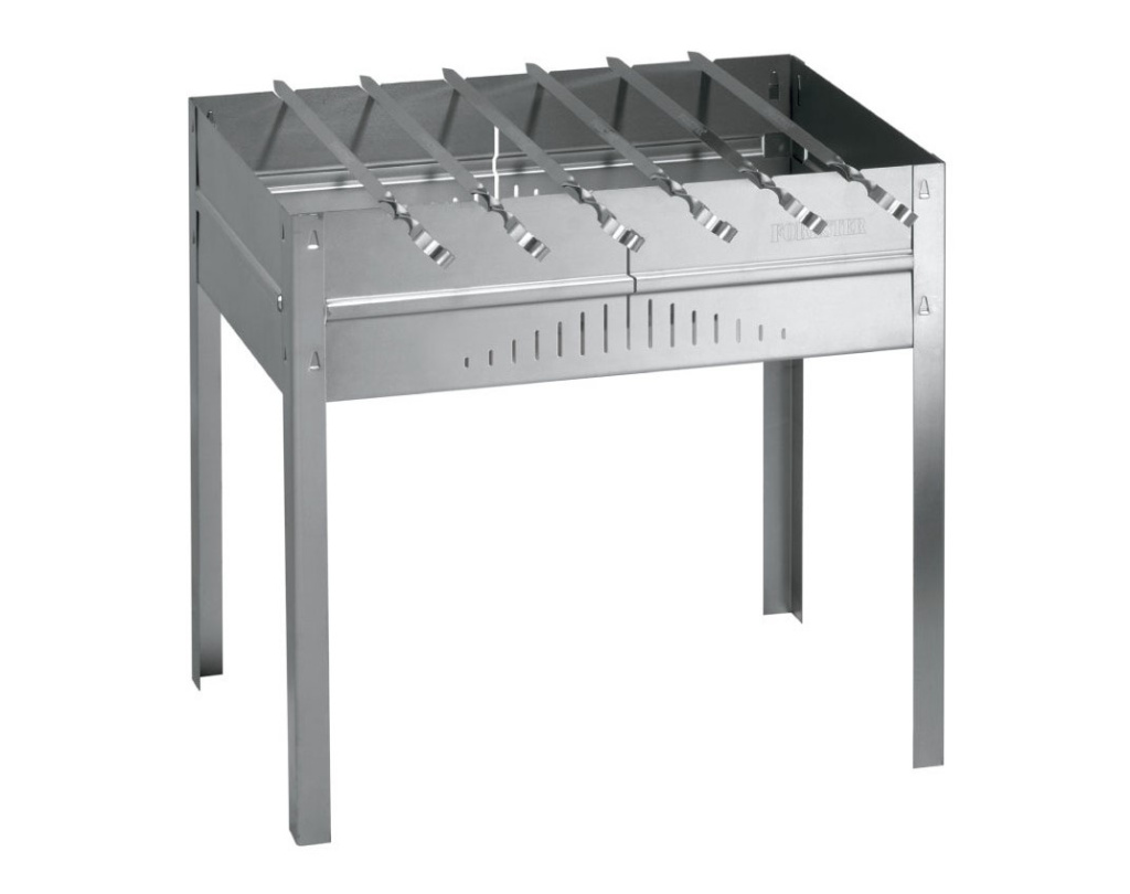 Мангал+6 шампуров FORESTER разборный ребра жест./BC-779/