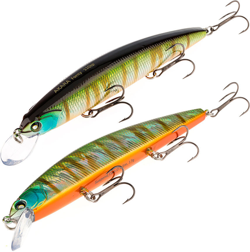 Воблер Akara Fancy 110SP 17 гр. (3/5 oz 4,3 in)  A82/206/208/212