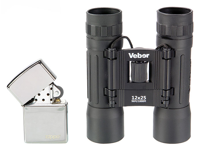 Бинокль Veber Sport БН 12*25 черн.