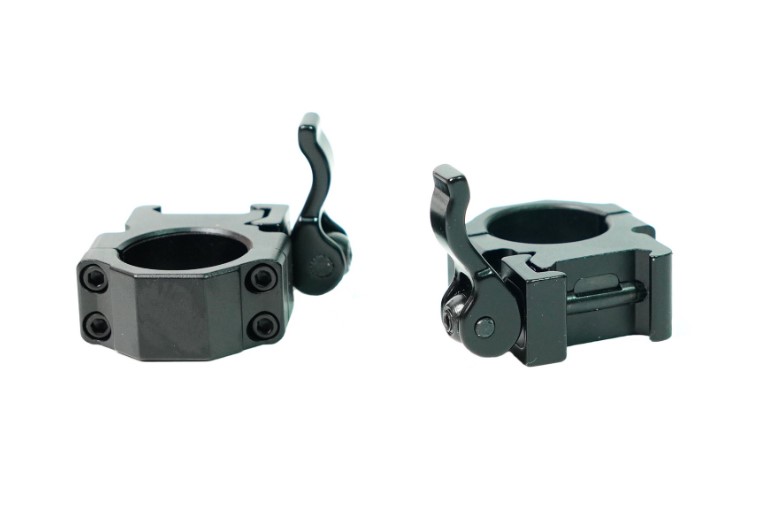 Кольца Leapers UTG Max Strength 25,4мм быстросъемные на Weaver низкие с рычажным зажимом /RQ2W1104/