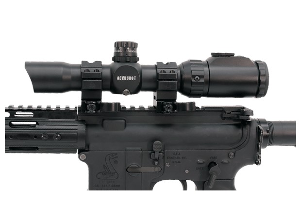 Прицел LEAPERS Accushot Т8 Tactical 1-8х28 30мм подсв. 36цв., кольца грав.MillDot /SCP3-18IEMDQ/