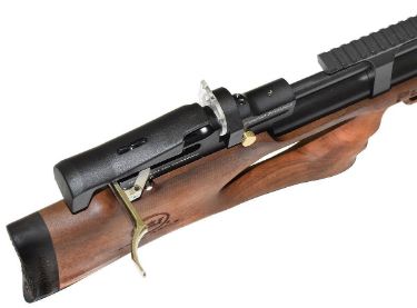 PCP Пневматическая винтовка Puncher breaker 3 k.6,35мм орех