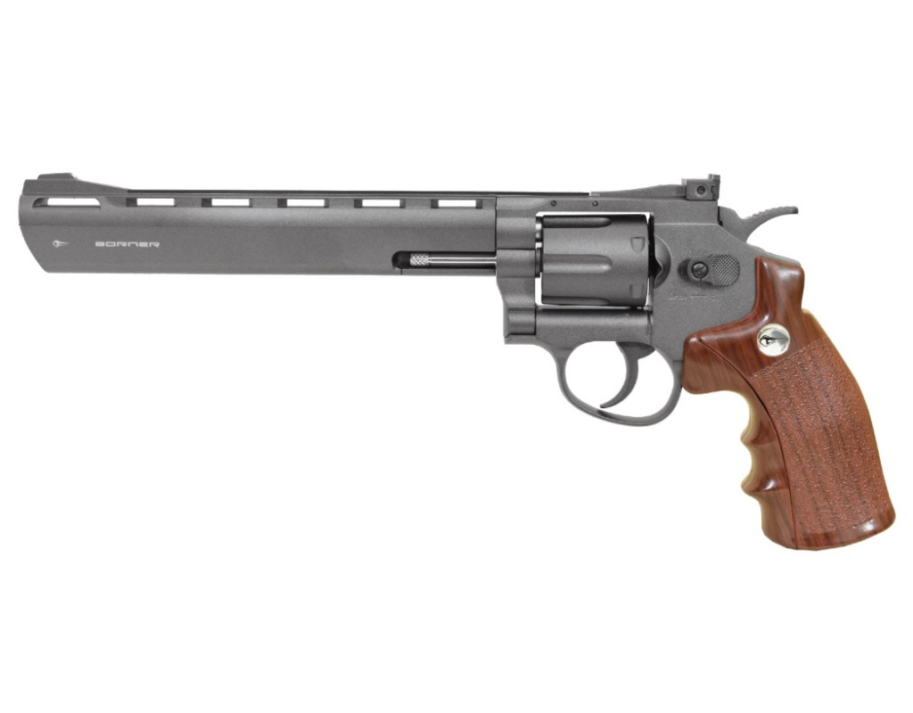 Пневматический револьвер BORNER Super Sport 703 k.4,5мм.(c картриджами 6шт.)