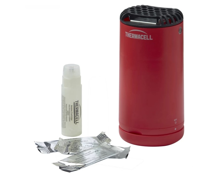 Прибор противомоскитный Termacell Halo Mini Repeller Red+1газовый катридж+3 пластины /-PSR/ (1)
