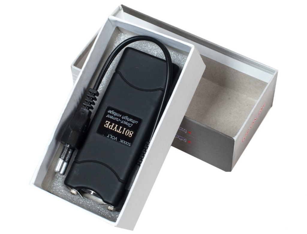 Электрошокер-фонарь отпугиватель собак Туре 801 (2 класс)