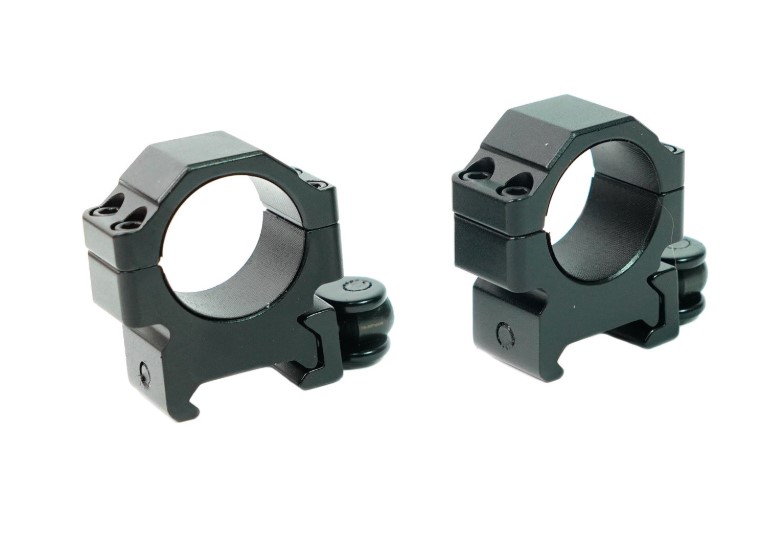 Кольца Leapers UTG Max Strength 25,4мм быстросъемные на Weaver низкие с рычажным зажимом /RQ2W1104/