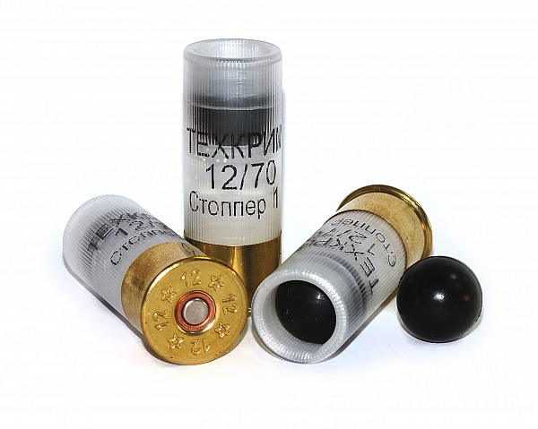 Патрон 12кал с рез.пулей Стоппер-1Р (10)