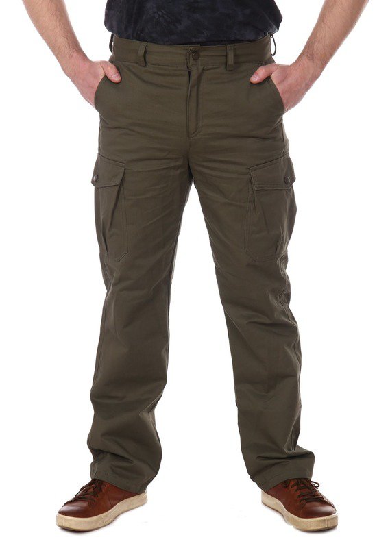 Брюки Карго олива хлопок