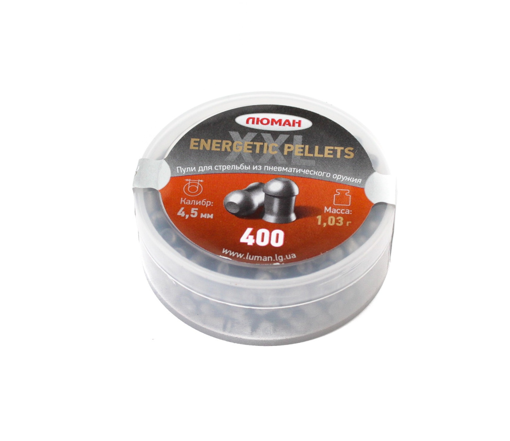 Пуля пневм. Люман 4,5мм Energetic pellets XХL 1.03г.(400)/1уп.