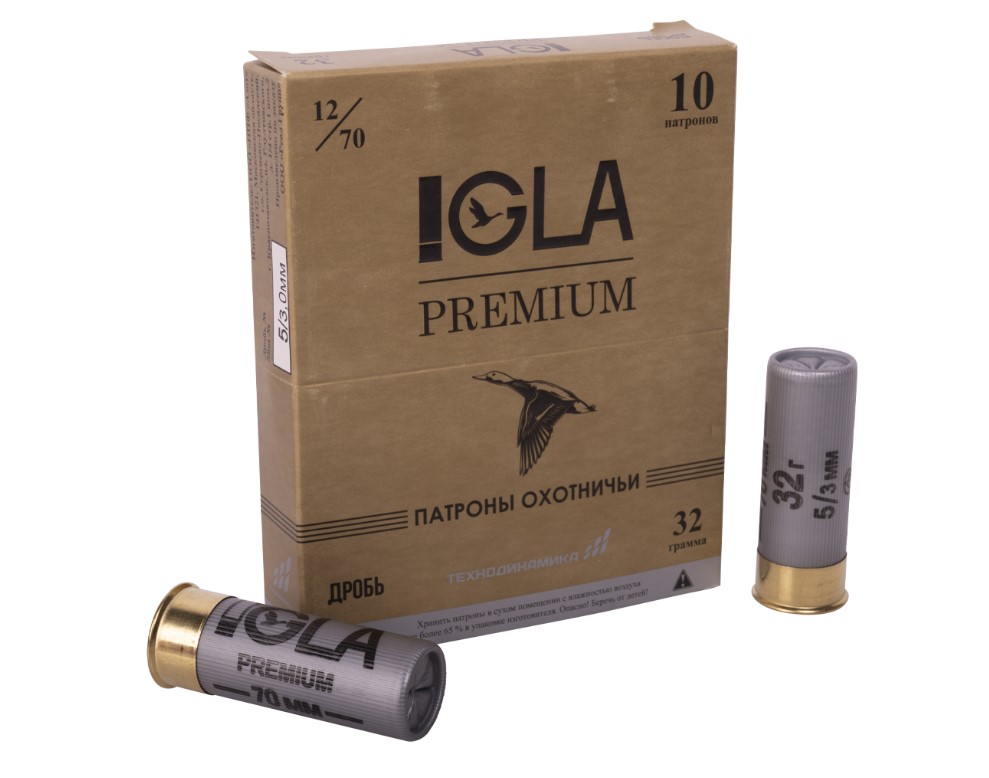 Патрон 12/70 №5 32гр. Игла PREMIUM (10)