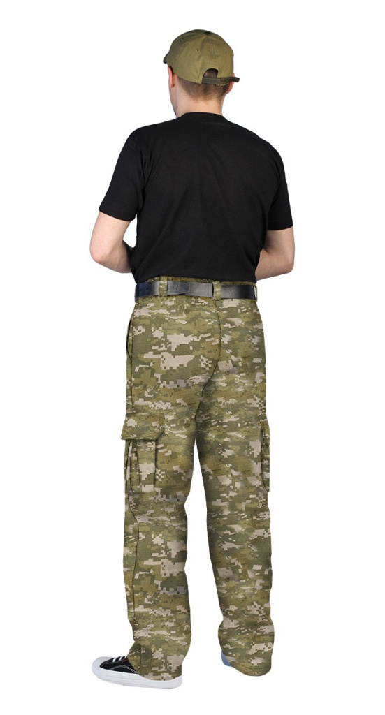 Брюки УРСУС Захват тк.кмф Твилл Рип стоп Карта /БРЮ765-К25/