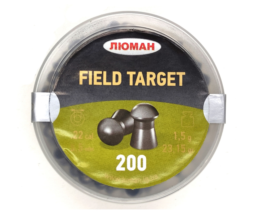 Пуля пневм. Люман 5,5мм Field Target 1.5г.(200)/1уп.