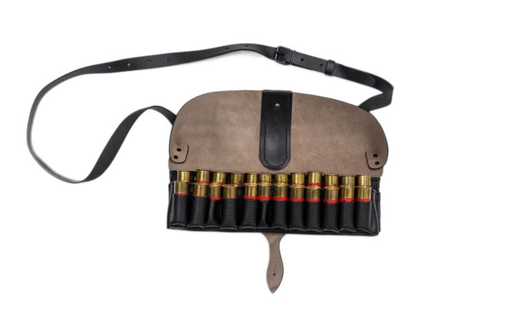 Патронташ Хольстер 24*12 двухрядный кожа коричневый /190010035/