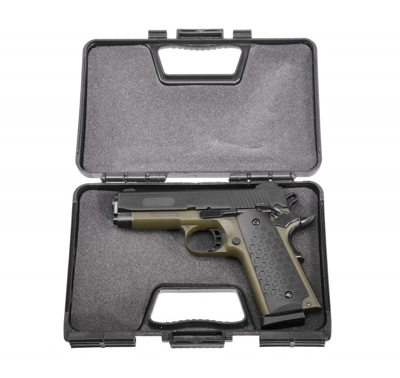 Пистолет сигнальный K1911 KURS Classic хаки к.5,5 (3)