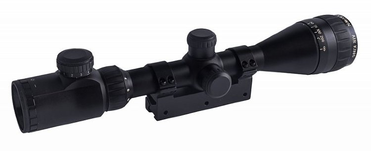 Прицел Nikko Stirling серии Airking 3-9х42 AO halfmil-dot с подсв. моноблок призма 11мм/NGRAI3942/