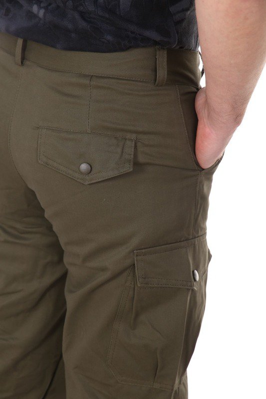 Брюки Карго олива хлопок