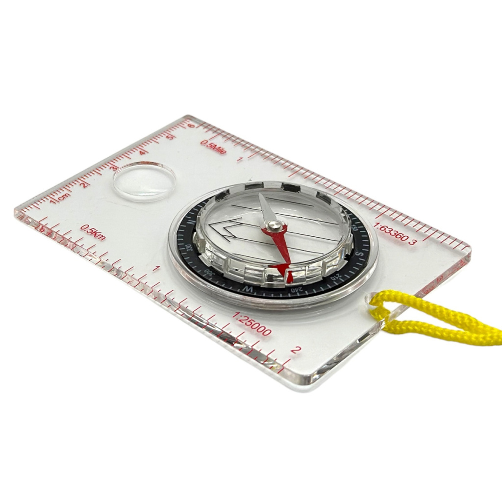 Компас жидкостной планшетный с линейкой Военпро