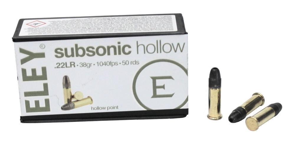 Патрон .22LR Subsonic Hollow Eley (50)/1шт.