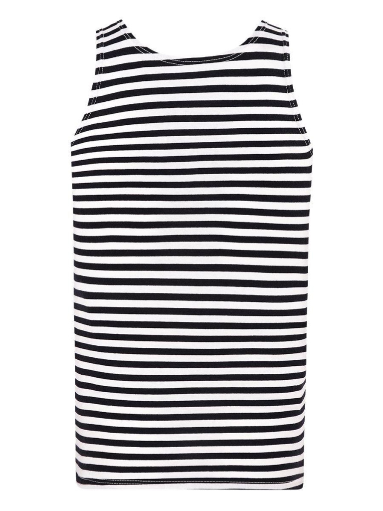 Майка - тельняшка  синяя, черная  р.48,50,52,54,56,58