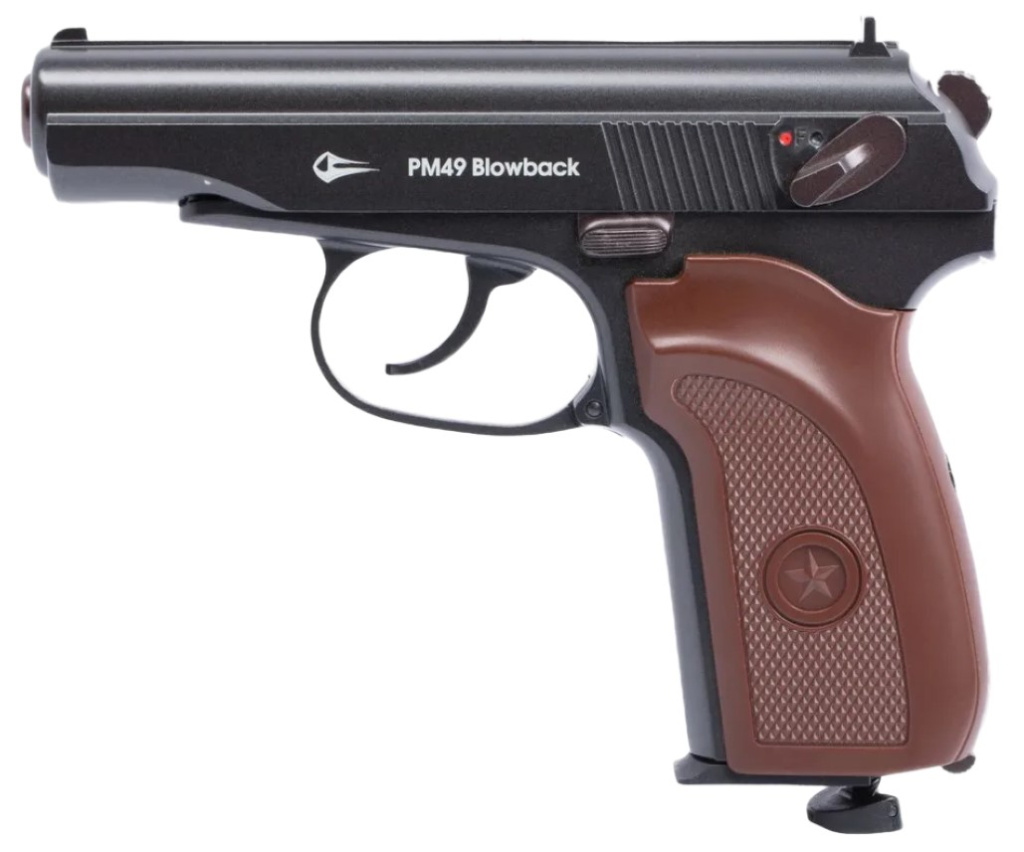 Пневматический пистолет BORNER PM49 Blowback k.4,5мм.