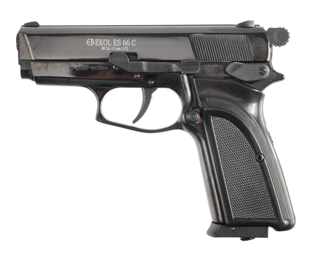 Пневматический пистолет EKOL ES 66 С Black 4,5к металл (1)