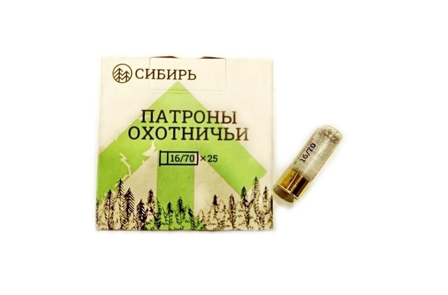Патрон Новосибирск Сибирь 16/70 №3 28гр (25)